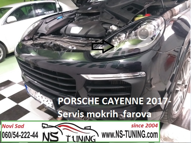 porsche cayenne 2014 2015 2016 2017 2018 2019 2020 godiste servis farova novi sad reparacija magla far